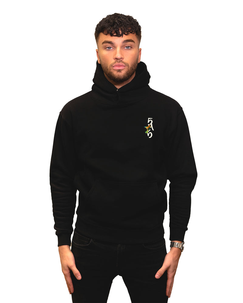 Locker sitzender Hoodie – Vogel