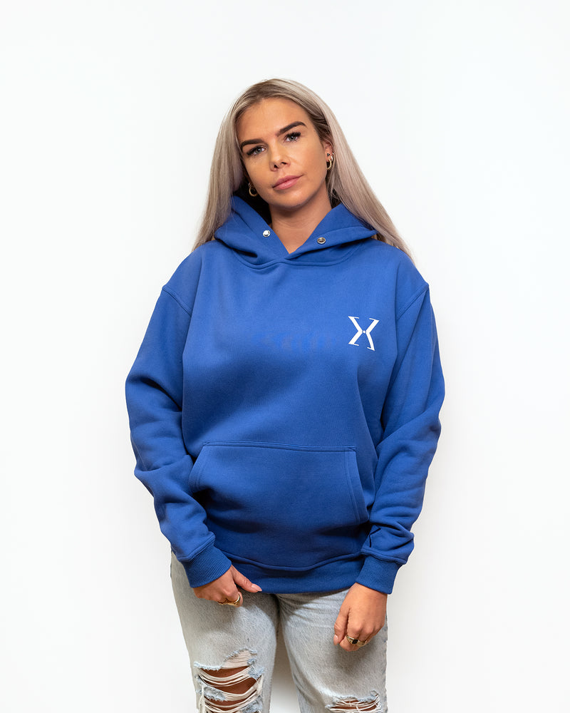 Easy Type- Loose Fit Hoodie Damen - Blau