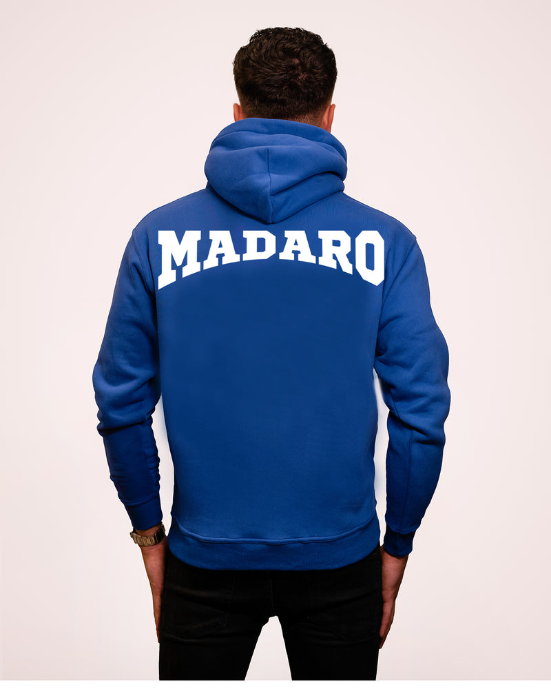 Easy Type - Locker geschnittener Hoodie - Blau