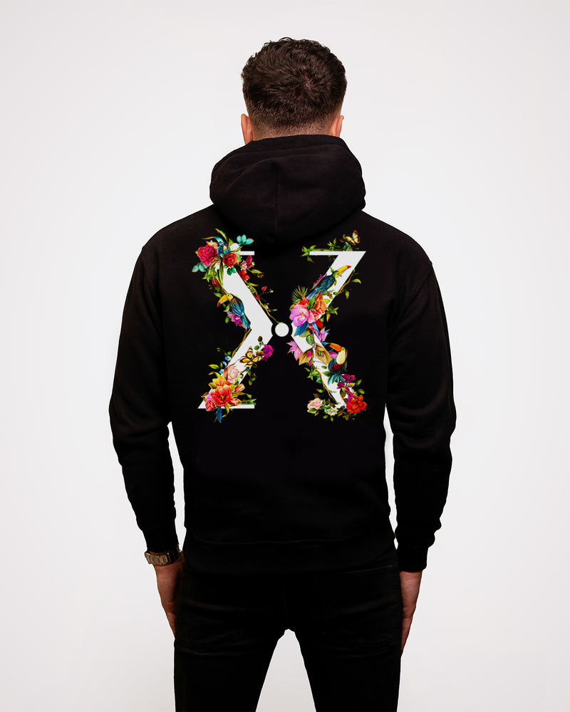 Floral - Locker geschnittener Hoodie