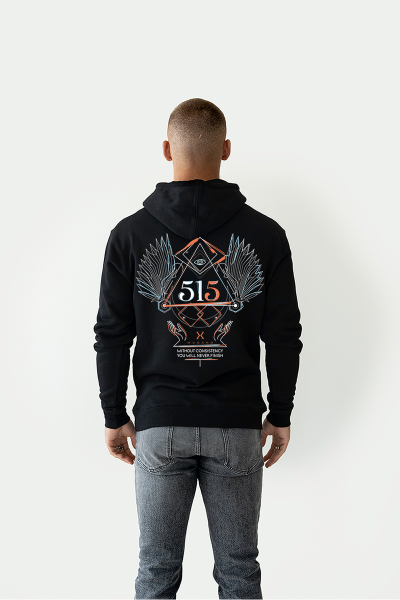 Slim Fit Hoodie - Flügel